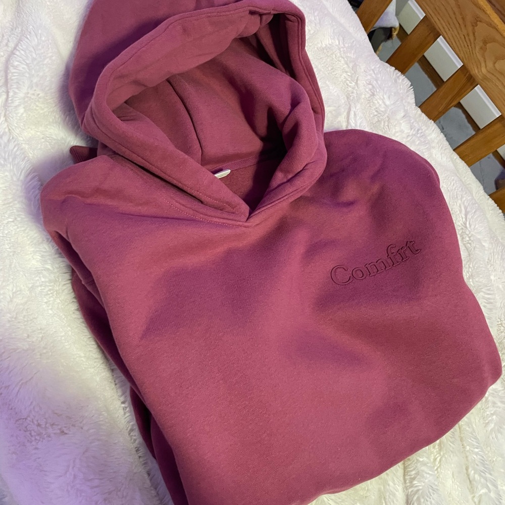 Women's Pink Hoodie Sweater
